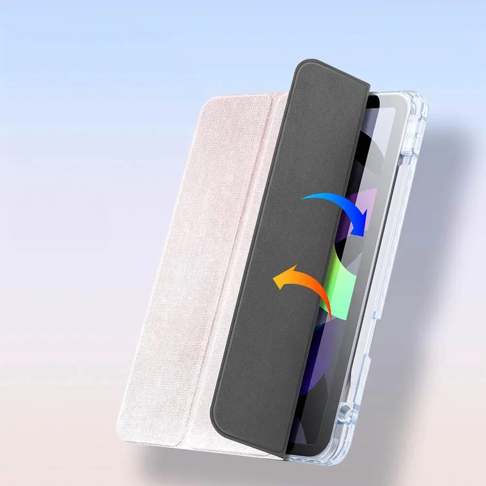 Housse de Protection Unid Dux Ducis pour Apple iPad Pro 11" (2e, 3e & 4e génération), iPad Air 4, iPad Air 5 &  iPad Air 11 M2 Rose