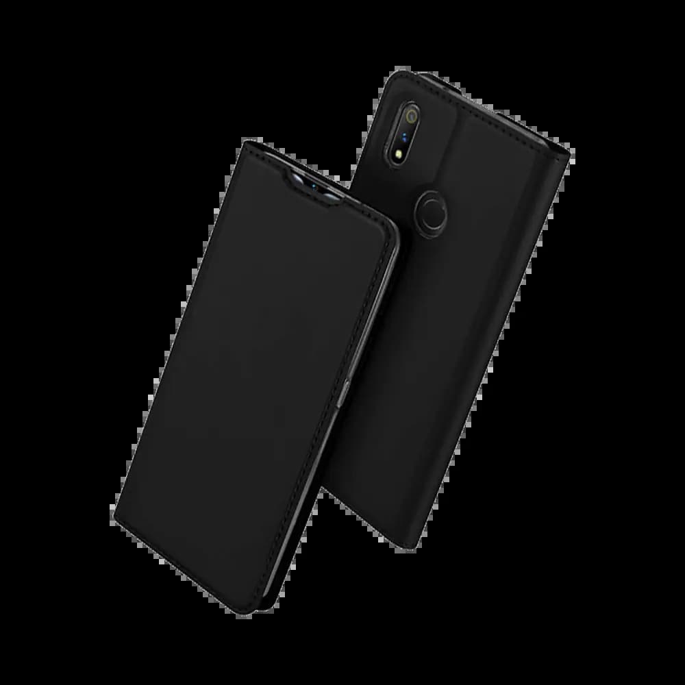 Housse folio OPPO Reno3 Pro porte-carte – Dux Ducis Skin Pro Noir