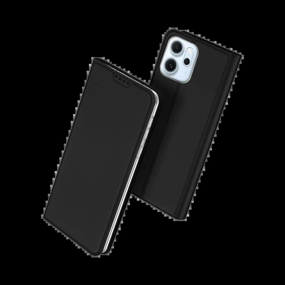 Housse folio OPPO Reno14 F 5G porte-carte – Dux Ducis Skin Pro Noir
