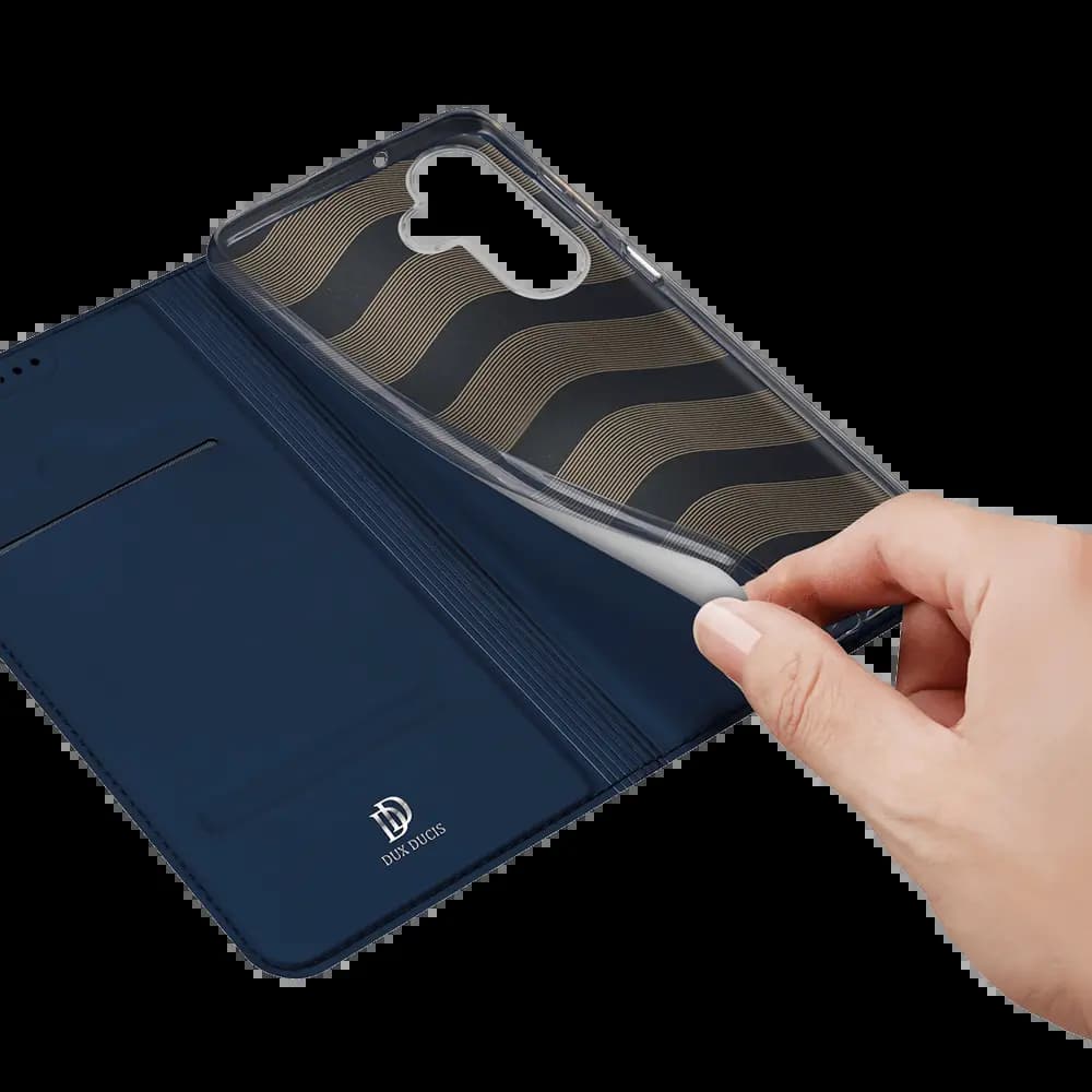 Housse de Protection Skin Pro Dux Ducis pour Samsung Galaxy A17 5G A176 Bleu