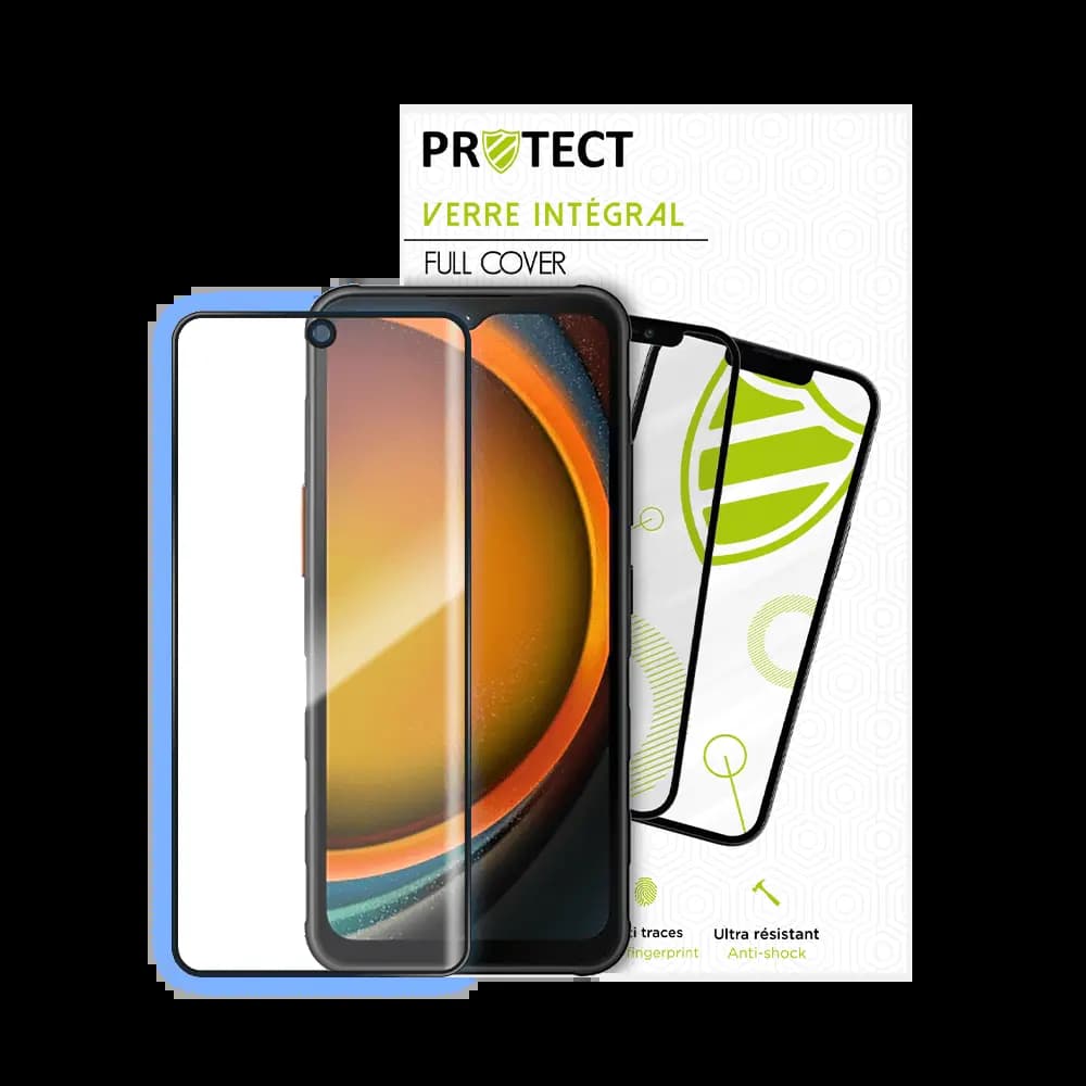Verre Trempé Intégral PROTECT pour Samsung Galaxy Xcover 7 Pro Noir