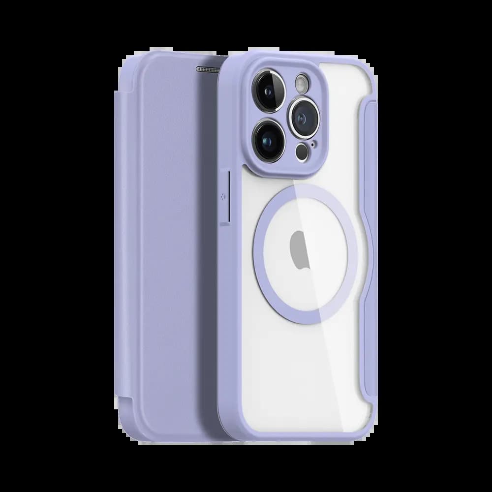 Housse de Protection Skin X Pro Dux Ducis pour Apple iPhone 14 Pro MagSafe Violet Clair