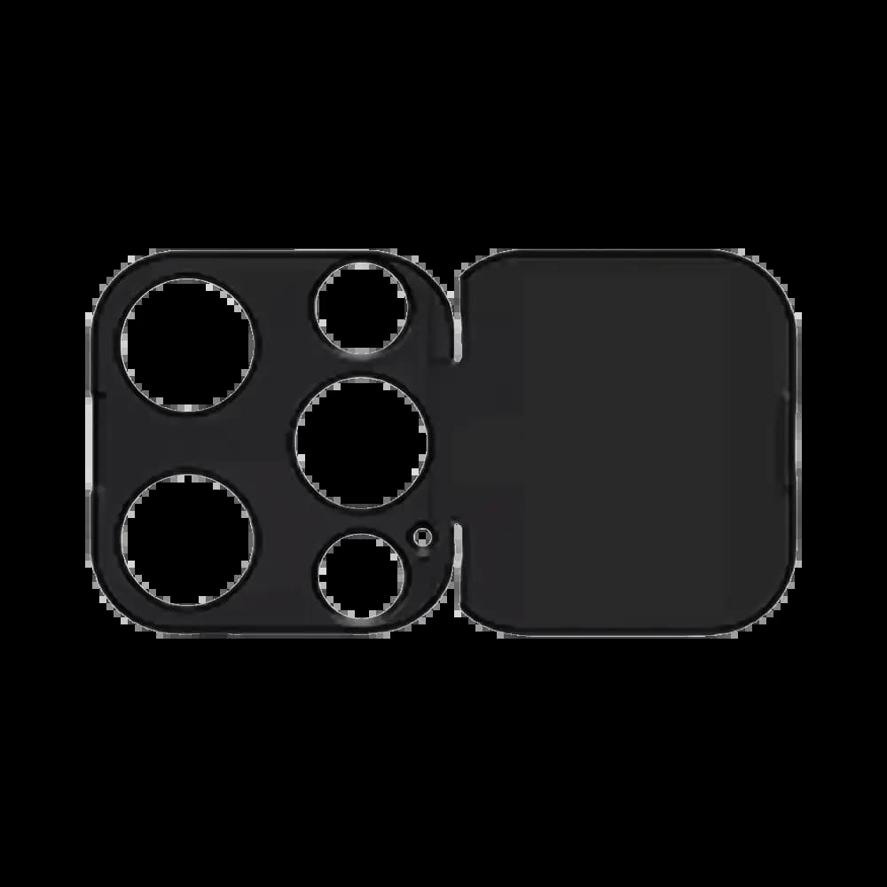 Protection Lentille avec Cache Camera iPhone 12 Pro Max Noir