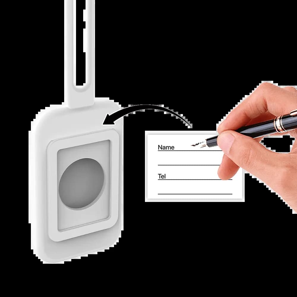 Traceur GPS MILI Luggage Tag Étiquette Bagage avec MiTag Intégrée iOS Blanc