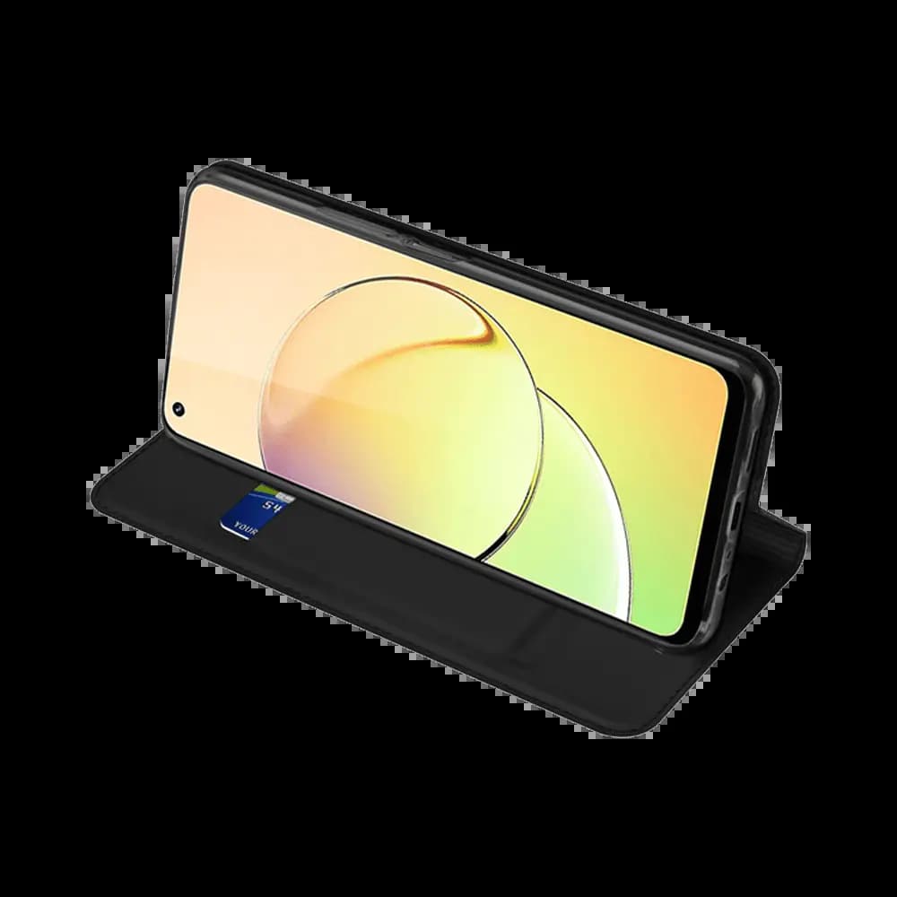 Housse folio Realme 10 4G porte-carte – Dux Ducis Skin Pro Noir