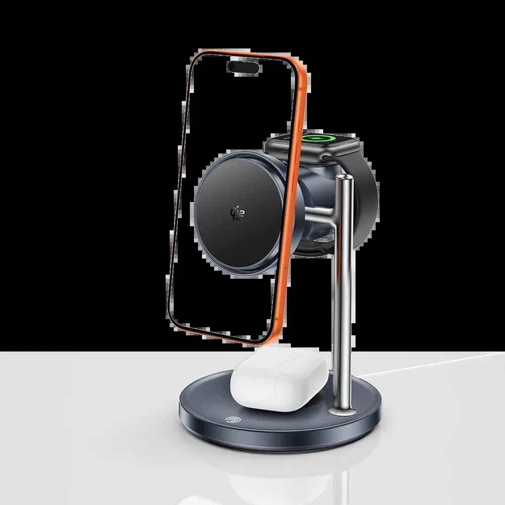 Station de charge sans fil Qi2 32.5W 3 en 1 magnétique & rapide - Yesido DS40