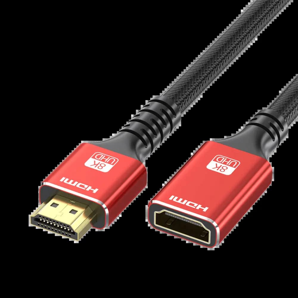 Rallonge Câble HDMI Mâle vers Femelle 4K/8K (120Hz/60Hz) 2m