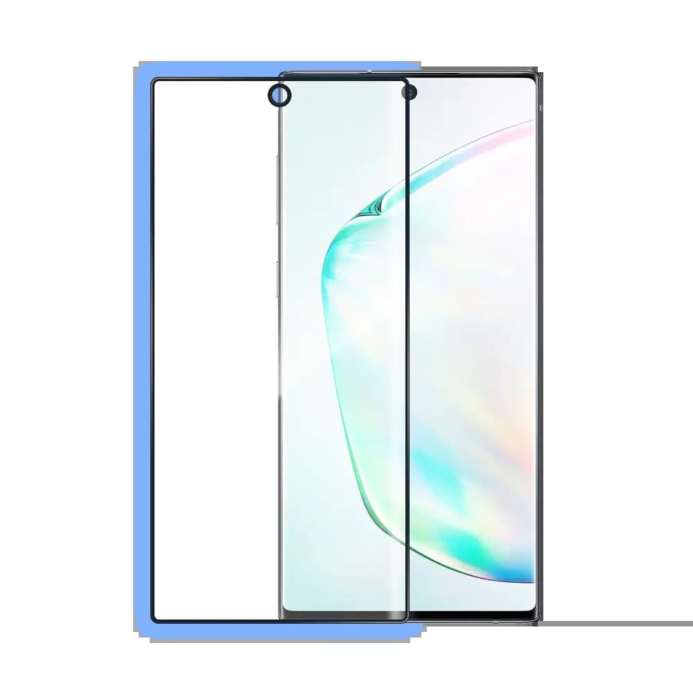 Verre trempé intégral 5D 9H – protection écran Samsung Galaxy Note 10 – PROTECT Noir