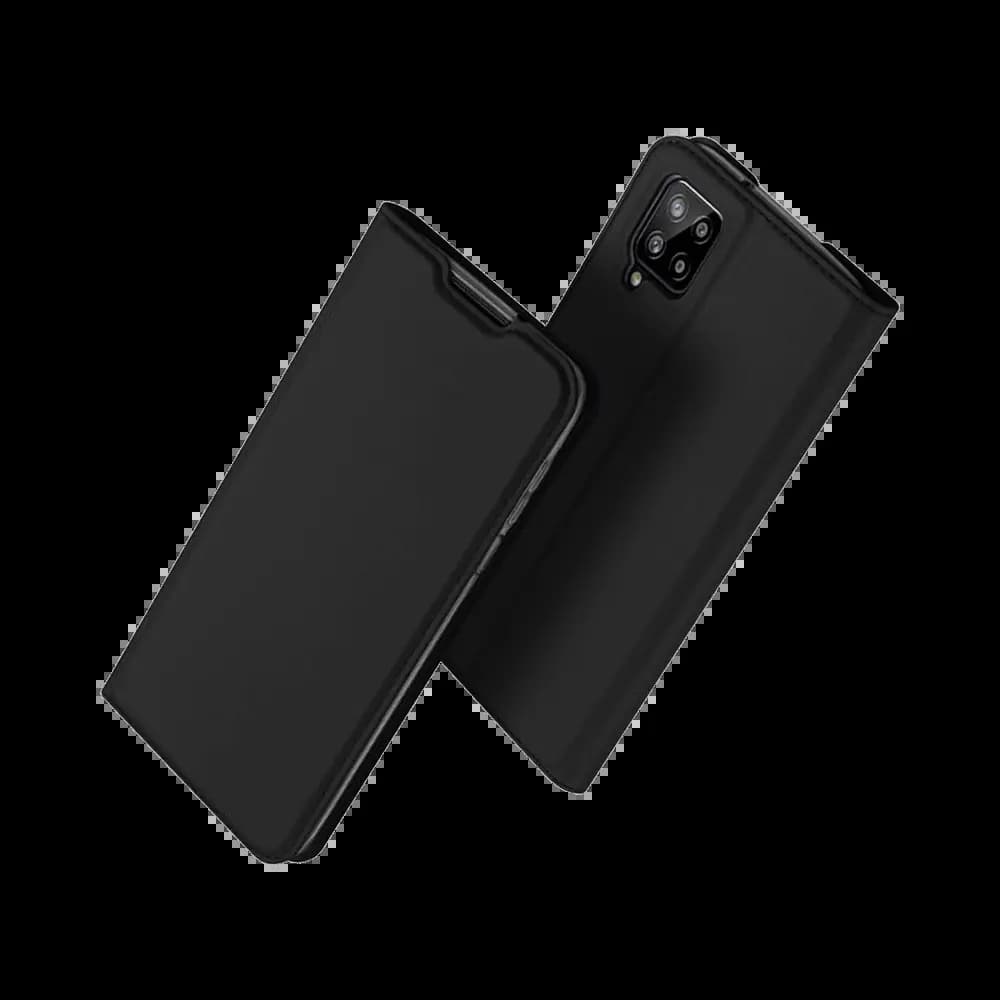 Housse folio Samsung Galaxy A12 / M12 porte-carte – Dux Ducis Skin Pro Noir