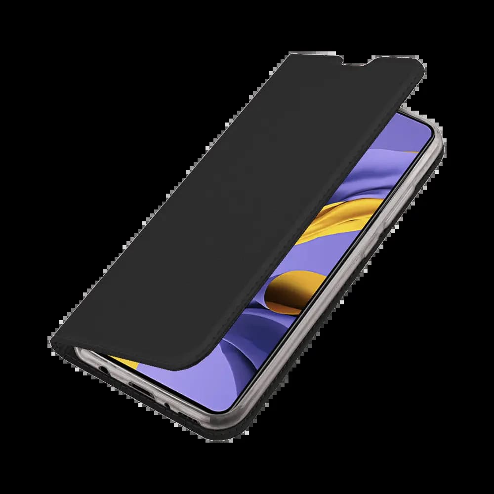Housse folio Samsung Galaxy A71 porte-carte – Dux Ducis Skin Pro Noir