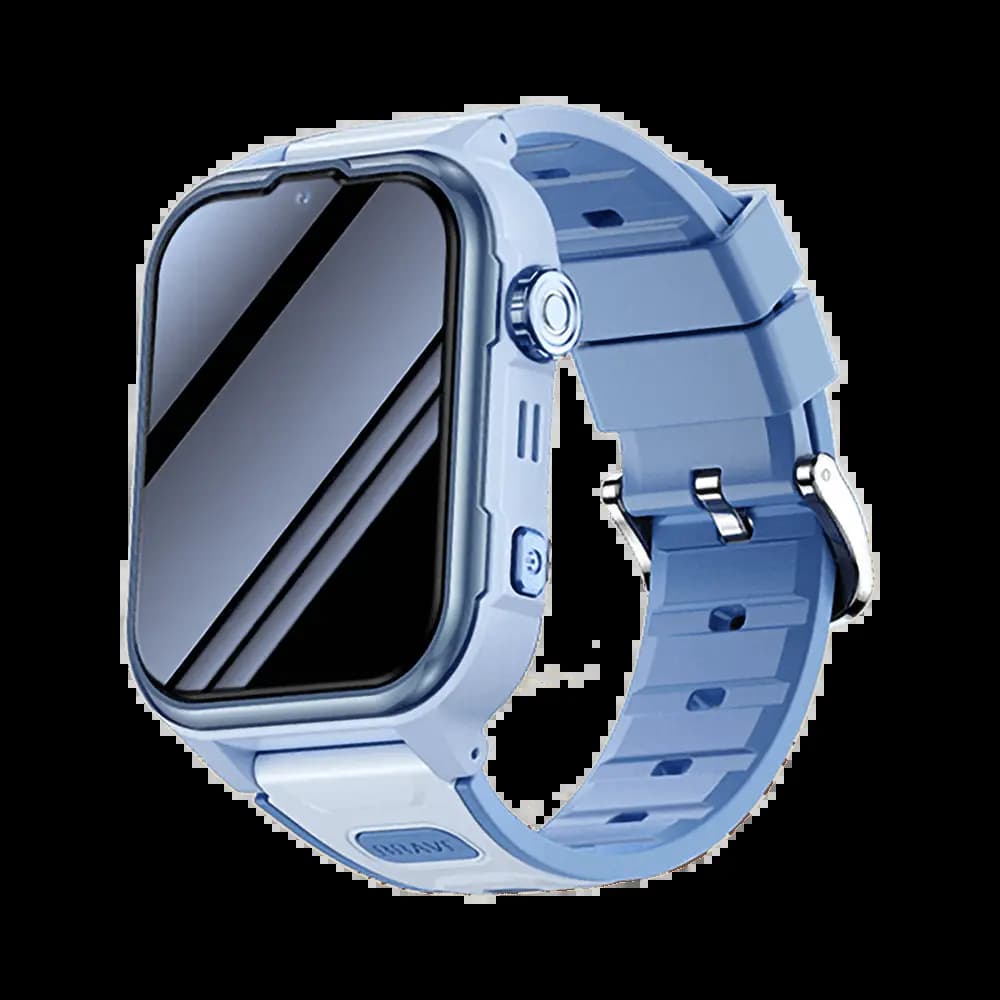 Montre Connectée enfant 4G - localisation GPS, WiFi, appels vidéo & bouton SOS - Yesido Bleu