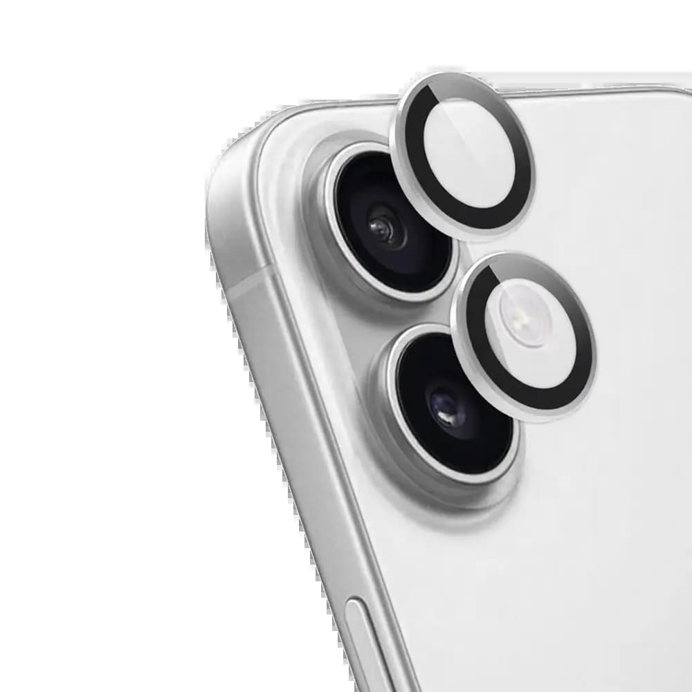 Protection Lentille Apple iPhone 16 / 16 Plus Blanc