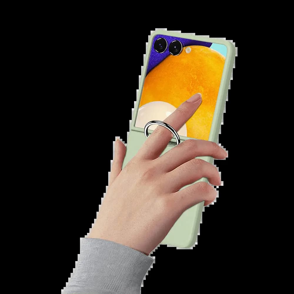 Coque de Protection avec Anneau Z-FL2 Samsung Galaxy Z Flip 7 5G  Vert Clair