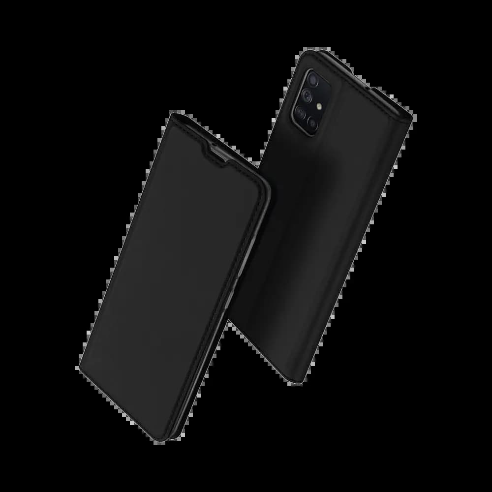 Housse folio Samsung Galaxy A71 porte-carte – Dux Ducis Skin Pro Noir