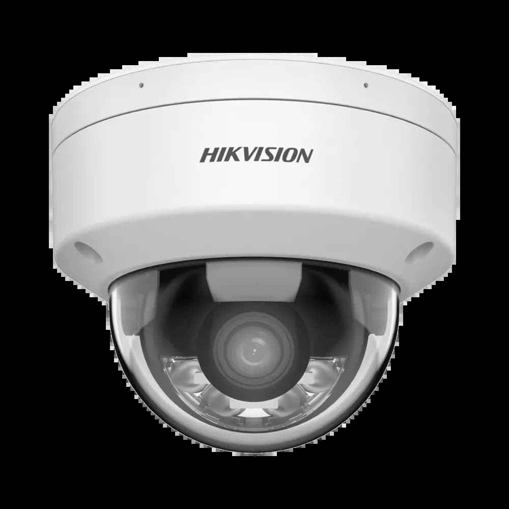 Caméra de Surveillance avec IA Hikvision (4mm) Dome 4MP Smart Hybrid Light, ColorVu & AcuSense Blanc
