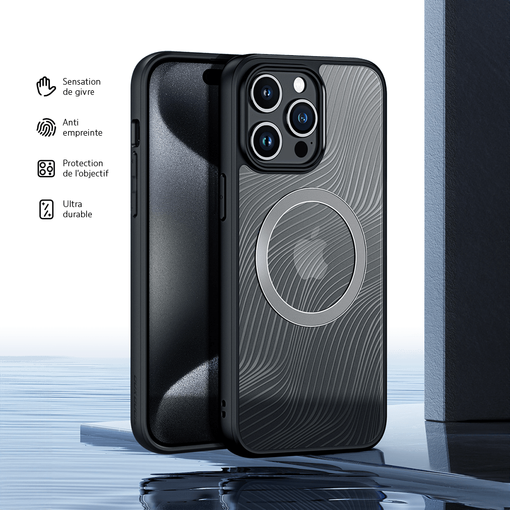 Coque de Protection MagSafe Dux Ducis pour Apple iPhone 15 Pro Noir
