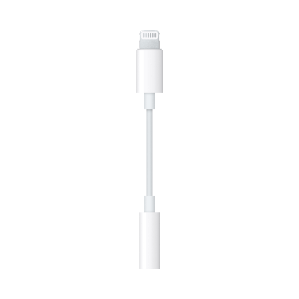 Adaptateur Lightning vers Jack Apple Blanc