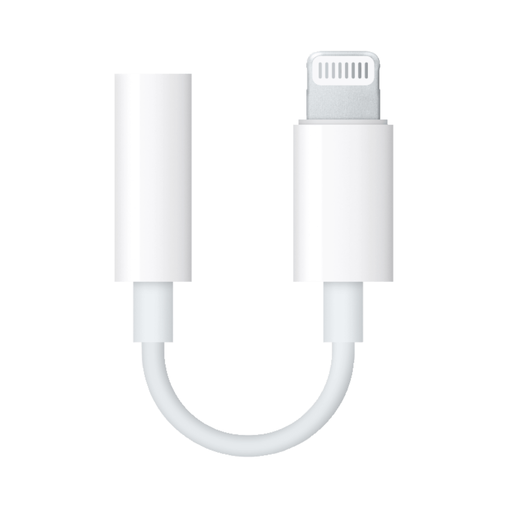 Adaptateur Lightning vers Jack Apple Blanc