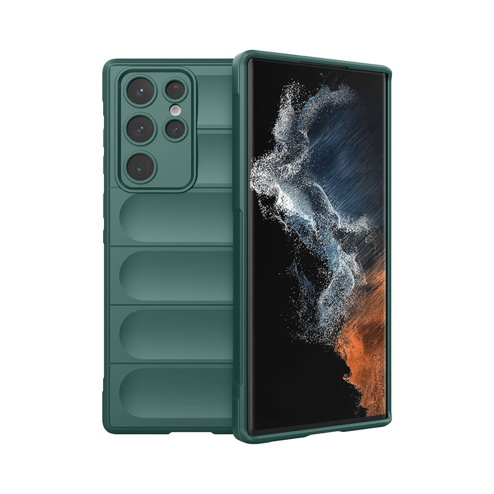 Coque de Protection PROTECT pour Samsung Galaxy S22 Ultra Vert Foncé