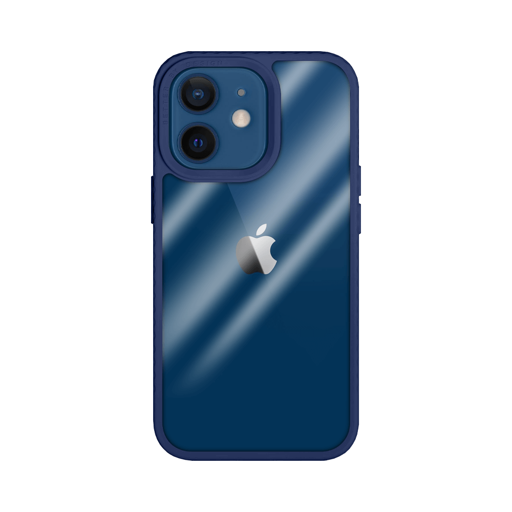 Coque de Protection JMGOKIT pour Apple iPhone 12 Bleu