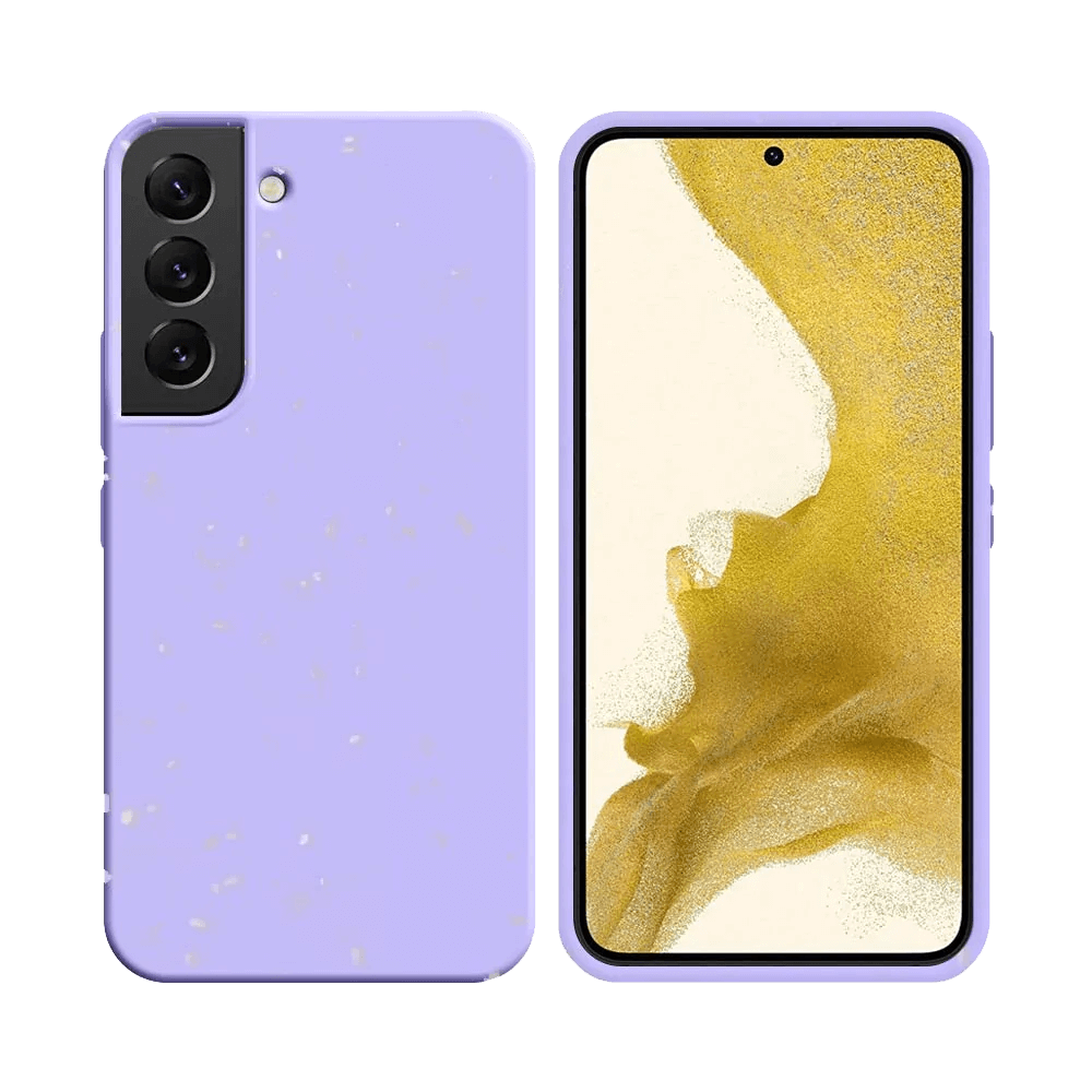 Coque Bambou Biodégradable PROTECT pour Samsung Galaxy S22+ Violet