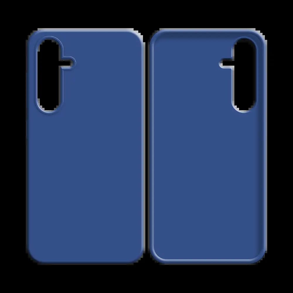 Coque Silicone Compatible pour Samsung Galaxy A15 5G Bleu Marine