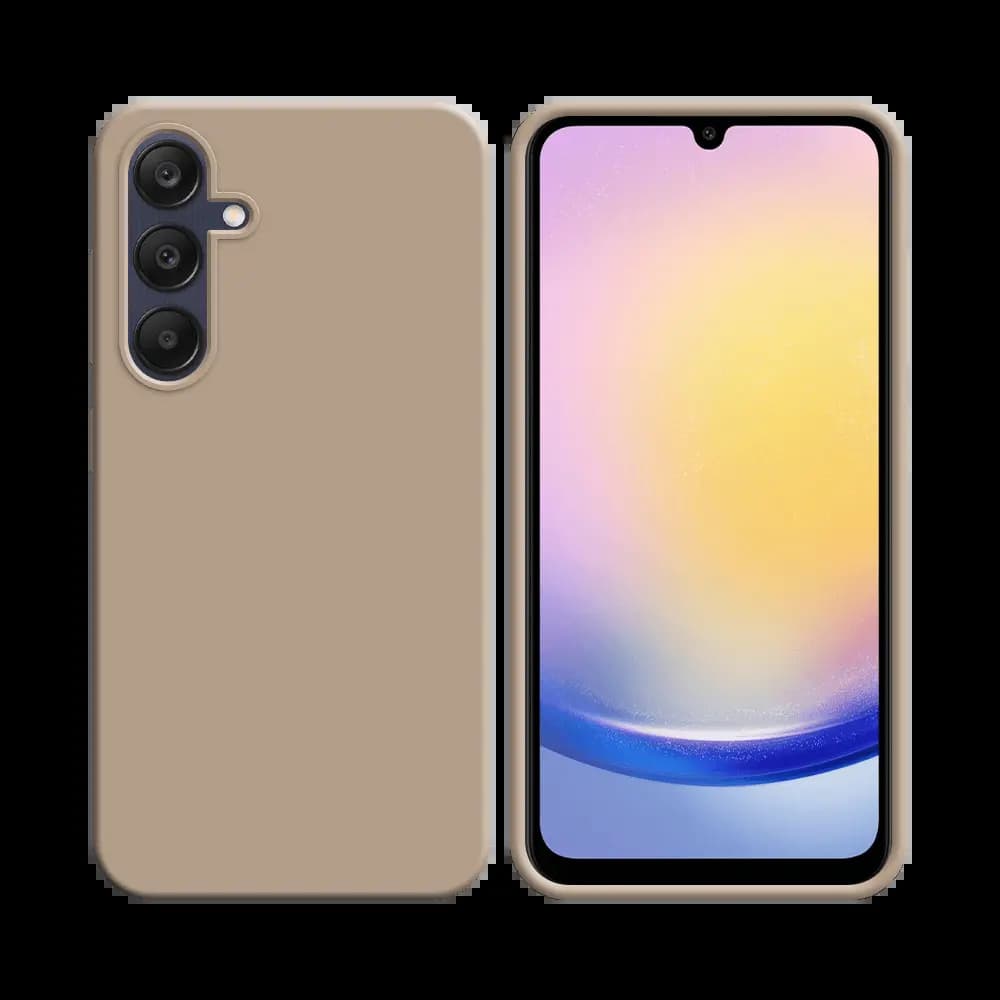 Coque Silicone Compatible pour Samsung Galaxy A25 5G A256 (#18) Rose Gold