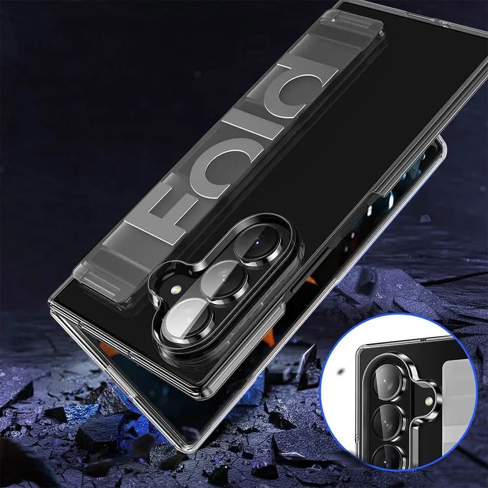 Coque de Protection avec Lanière Samsung Galaxy Z Fold 7 5G Bleu