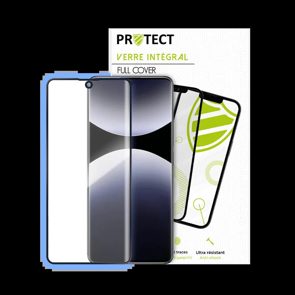 Verre Trempé Intégral PROTECT pour Xiaomi Redmi Note 14 Pro 5G Noir