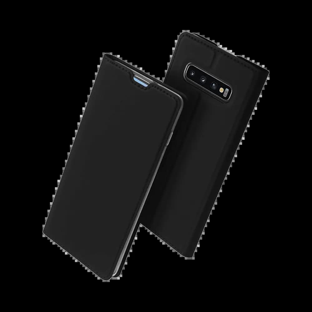 Housse folio Samsung Galaxy S10 porte-carte – Dux Ducis Skin Pro Noir
