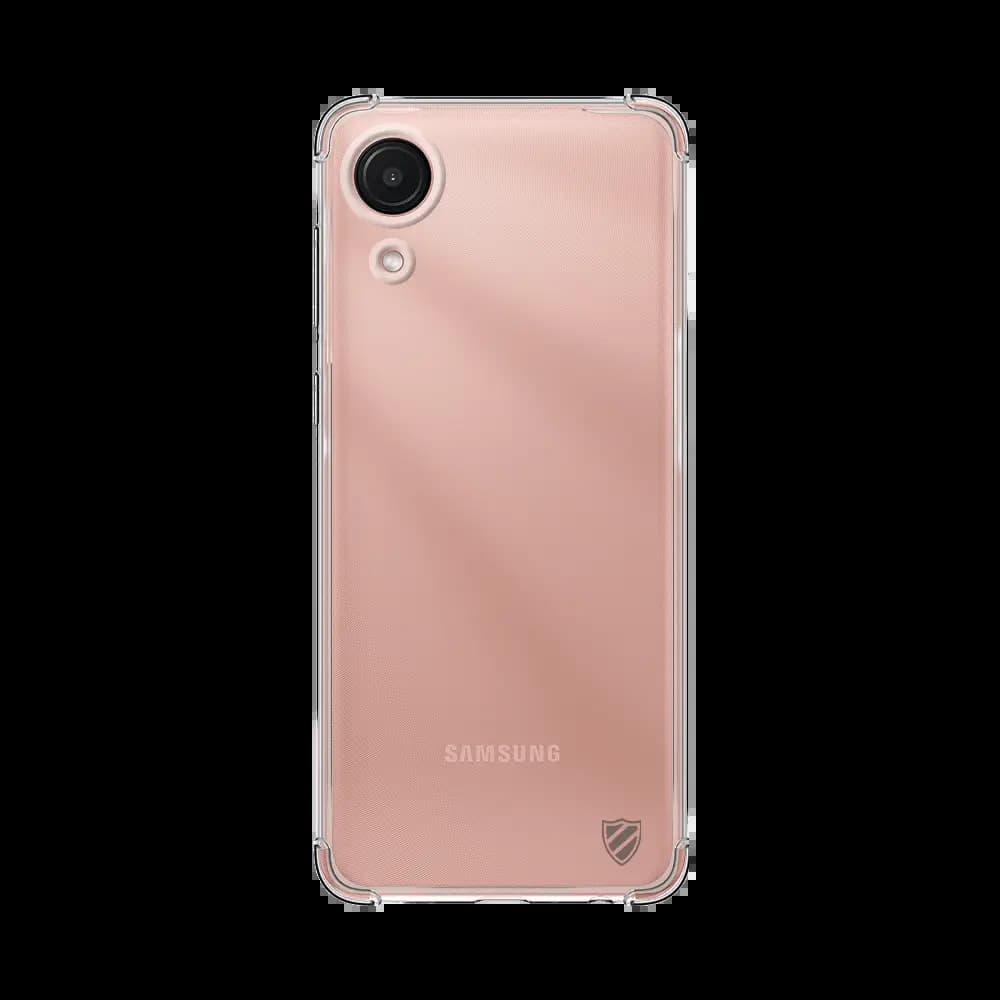 Coque antichoc renforcée silicone Samsung Galaxy A03 Core PROTECT - Transparent