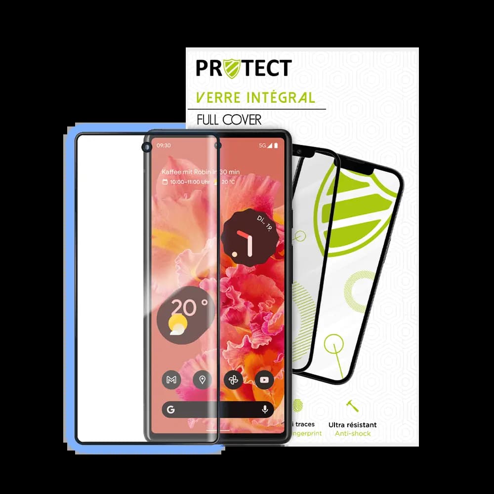 Verre trempé intégral 5D 9H – protection écran compatible Apple iPhone 6 / 6S – PROTECT Noir