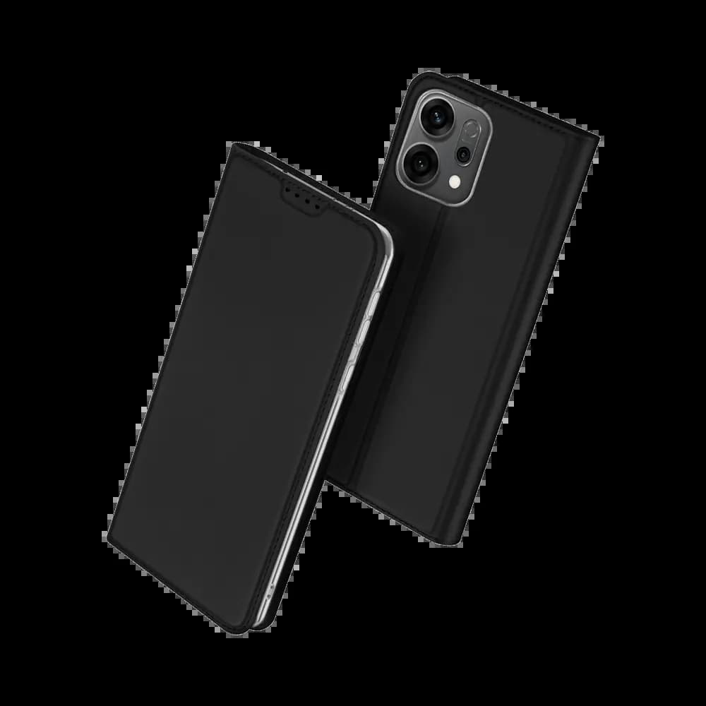 Housse folio OPPO Reno14 5G porte-carte – Dux Ducis Skin Pro Noir