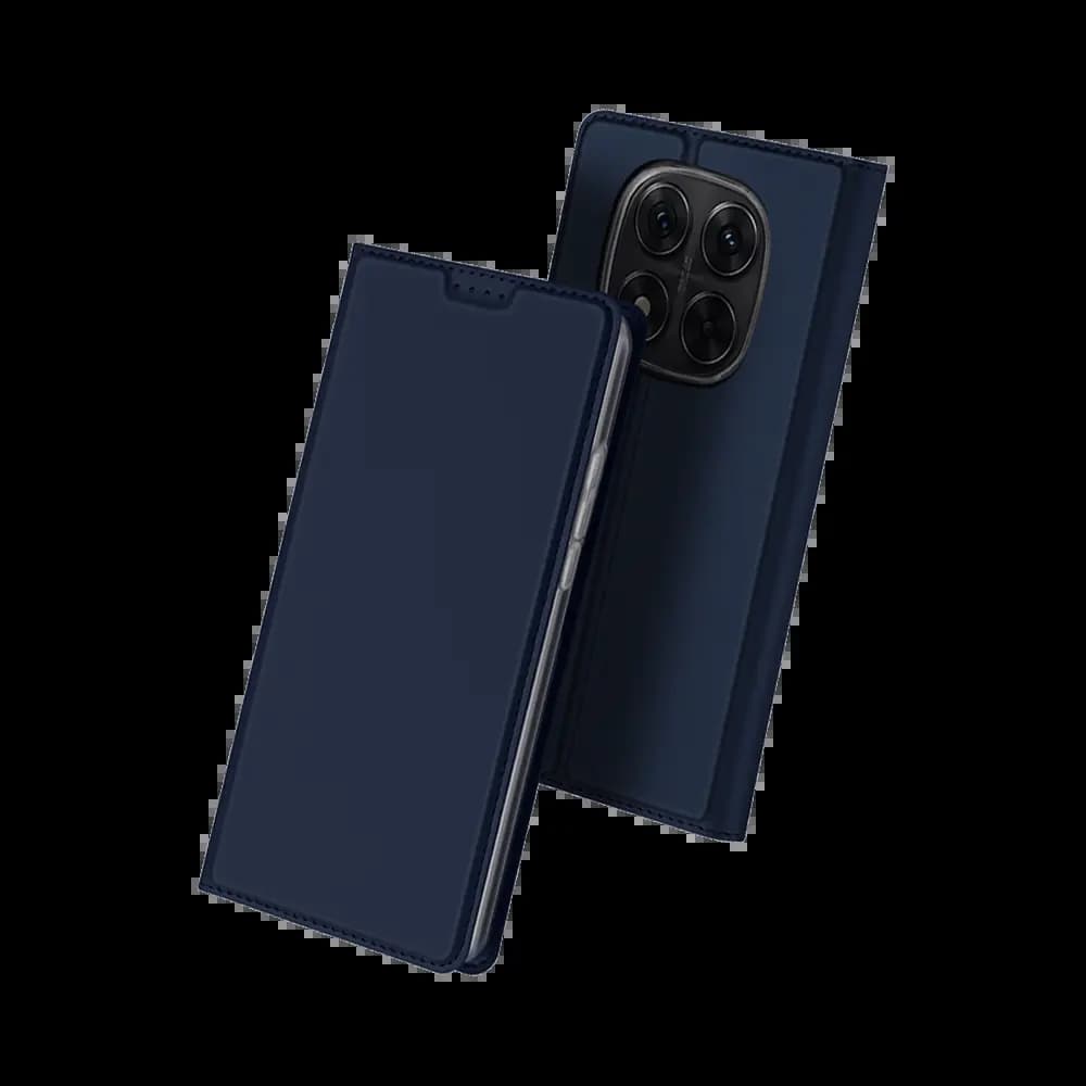 Housse folio Xiaomi Redmi Note 14 Pro 5G / Poco X7 5G porte-carte – Dux Ducis Skin Pro Bleu