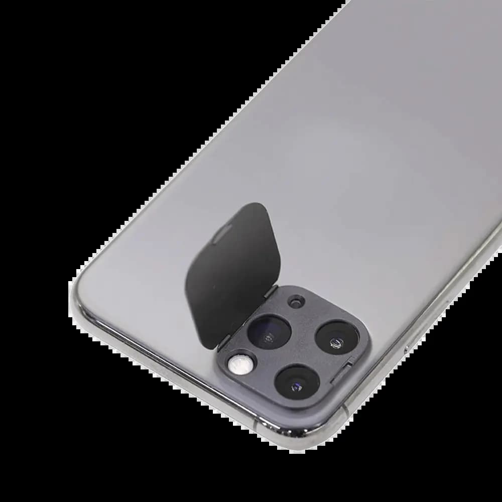 Protection Lentille avec Cache Camera iPhone 11 Pro / 11 Pro Max Noir