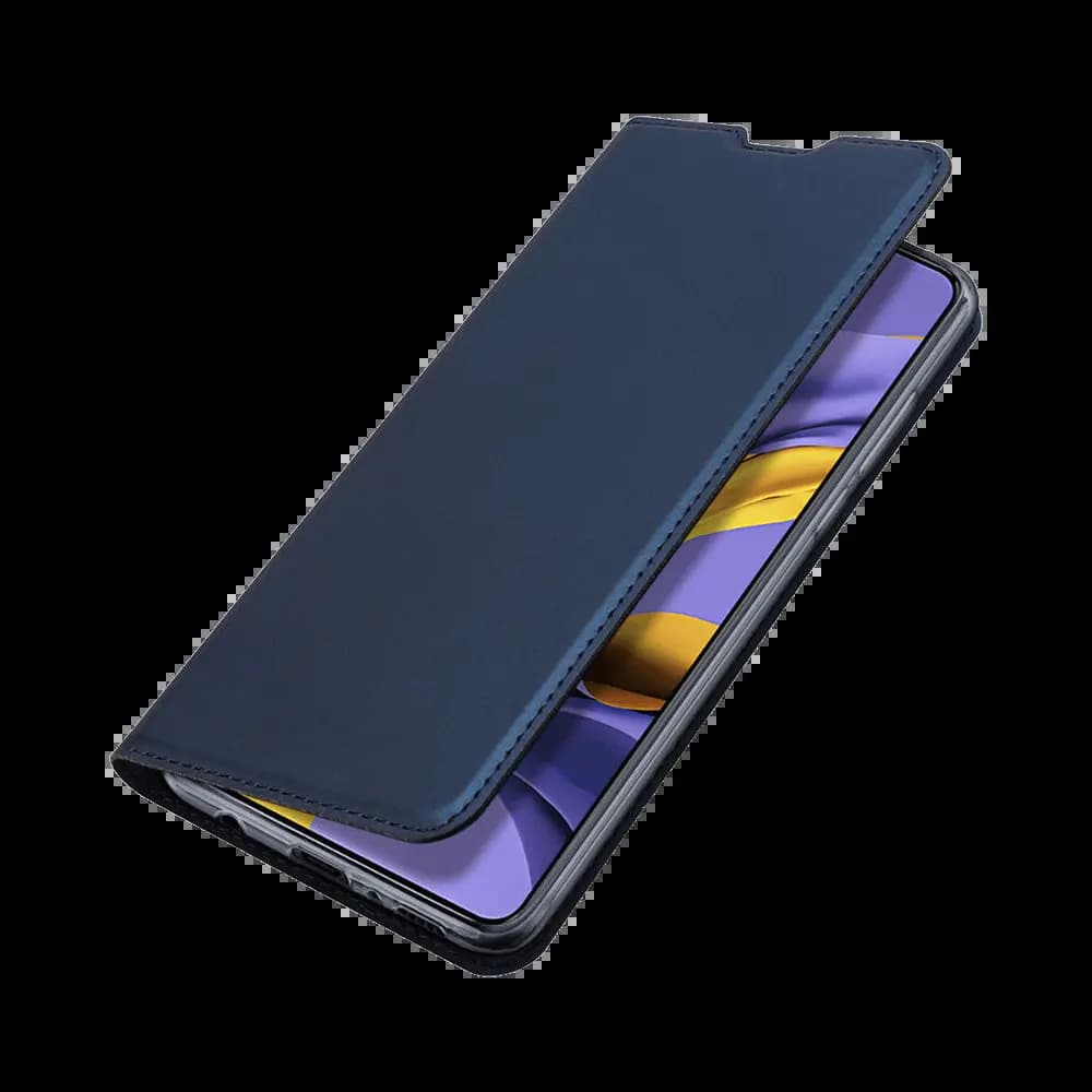 Housse folio Samsung Galaxy A51 porte-carte – Dux Ducis Skin Pro Bleu
