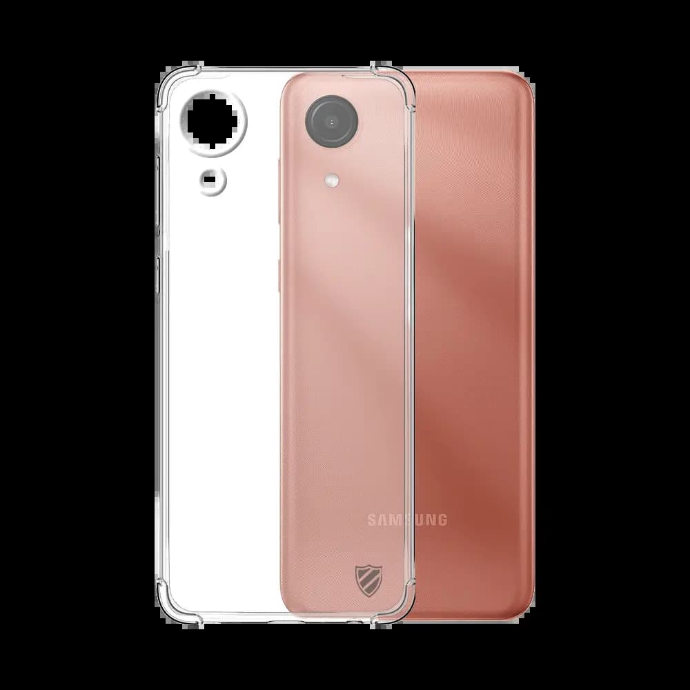 Coque antichoc renforcée silicone Samsung Galaxy A03 Core PROTECT - Transparent