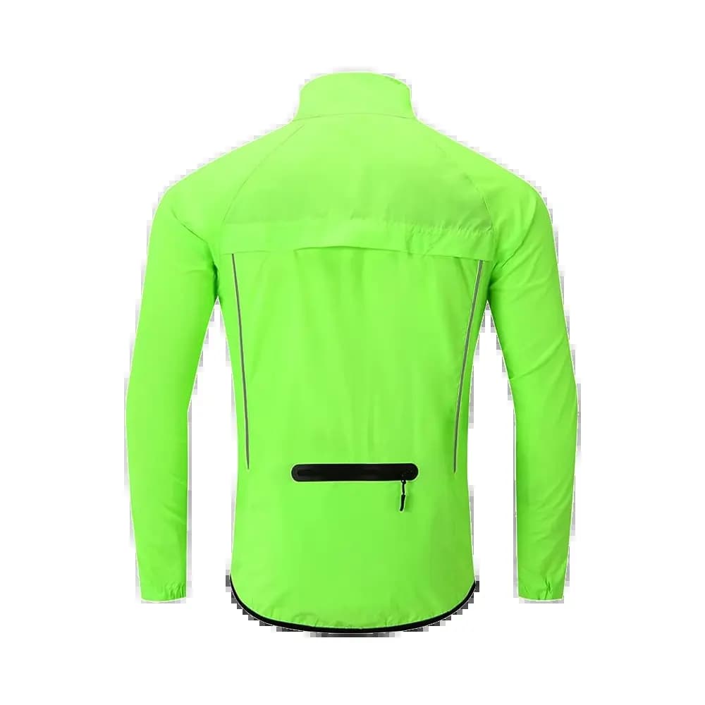 Veste Réfléchissante Coupe-Vent WOSAWE (taille M) Vert
