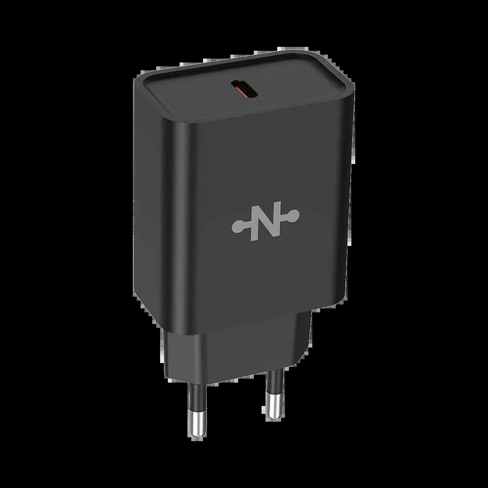 Chargeur Secteur USB-C CONNECT 25W Noir