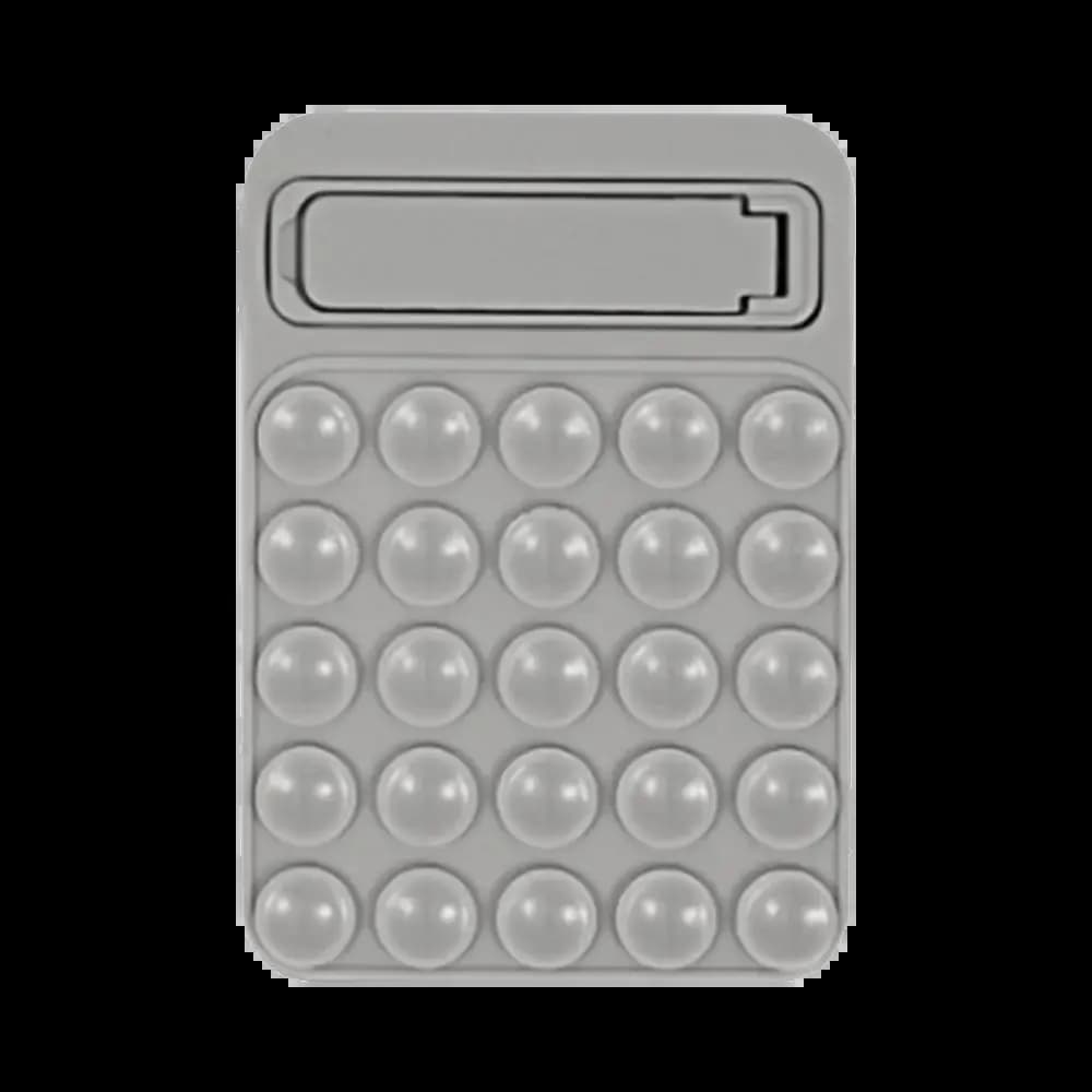 Support Ventouse Silicone avec Pied Intégré Gris