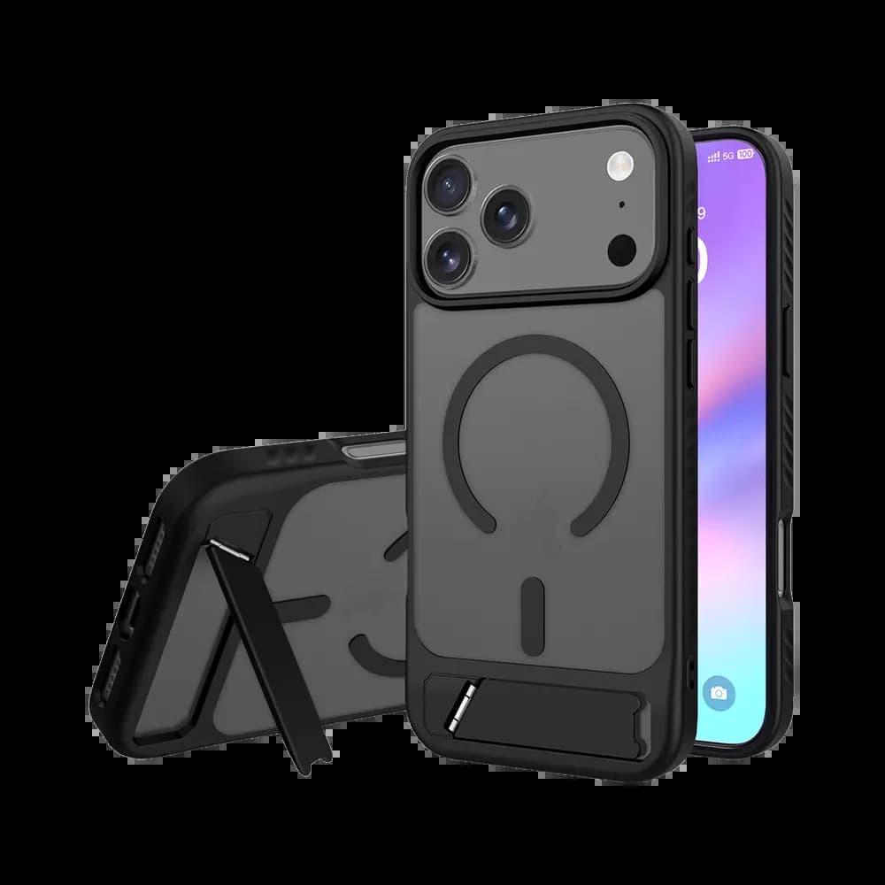 Coque de Protection MagSafe avec Support  PROTECT pour Apple iPhone 17 Pro Max Noir