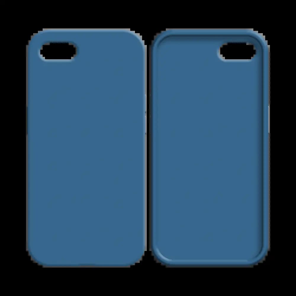 Coque Silicone Compatible pour Apple iPhone 7, 8 & iPhone SE (2nd & 3e Gen) Bleu Marine