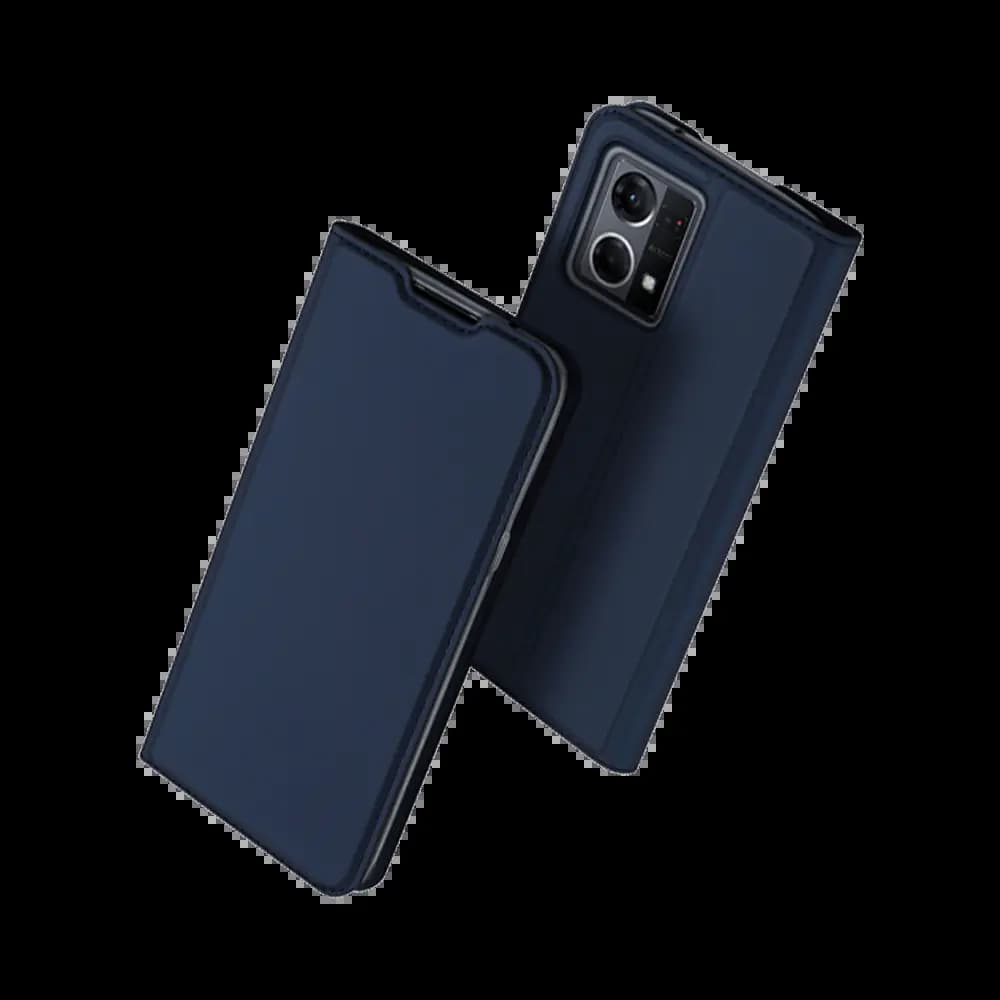 Housse folio OPPO Reno7 porte-carte – Dux Ducis Skin Pro Bleu