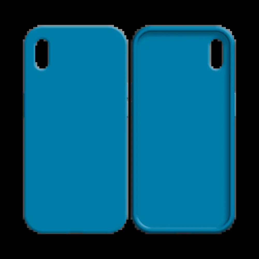 Coque Silicone Compatible pour Apple iPhone XR Bleu Ciel