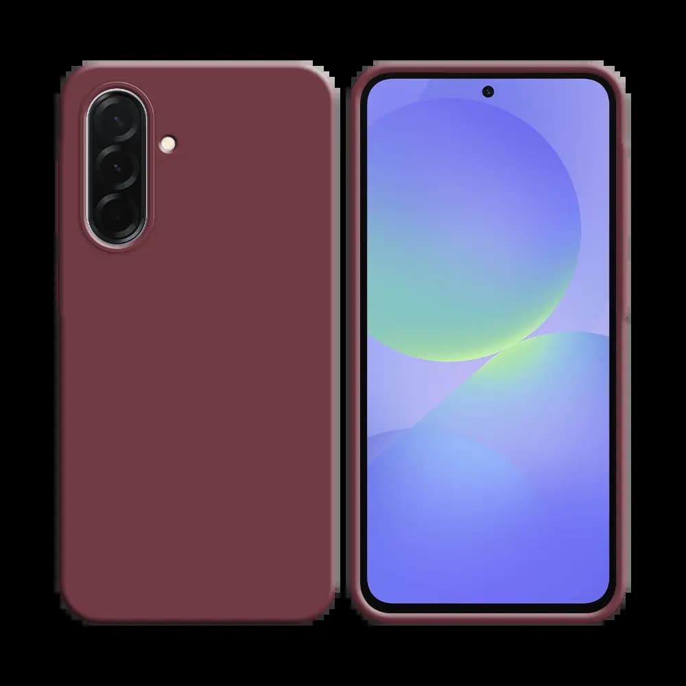 Coque silicone Samsung Galaxy A36 5G / Galaxy A56 5G - Bordeaux