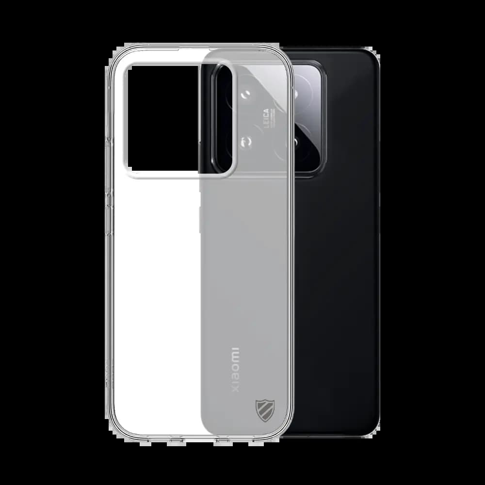 Coque Silicone PROTECT pour Xiaomi 14 Pro Transparent