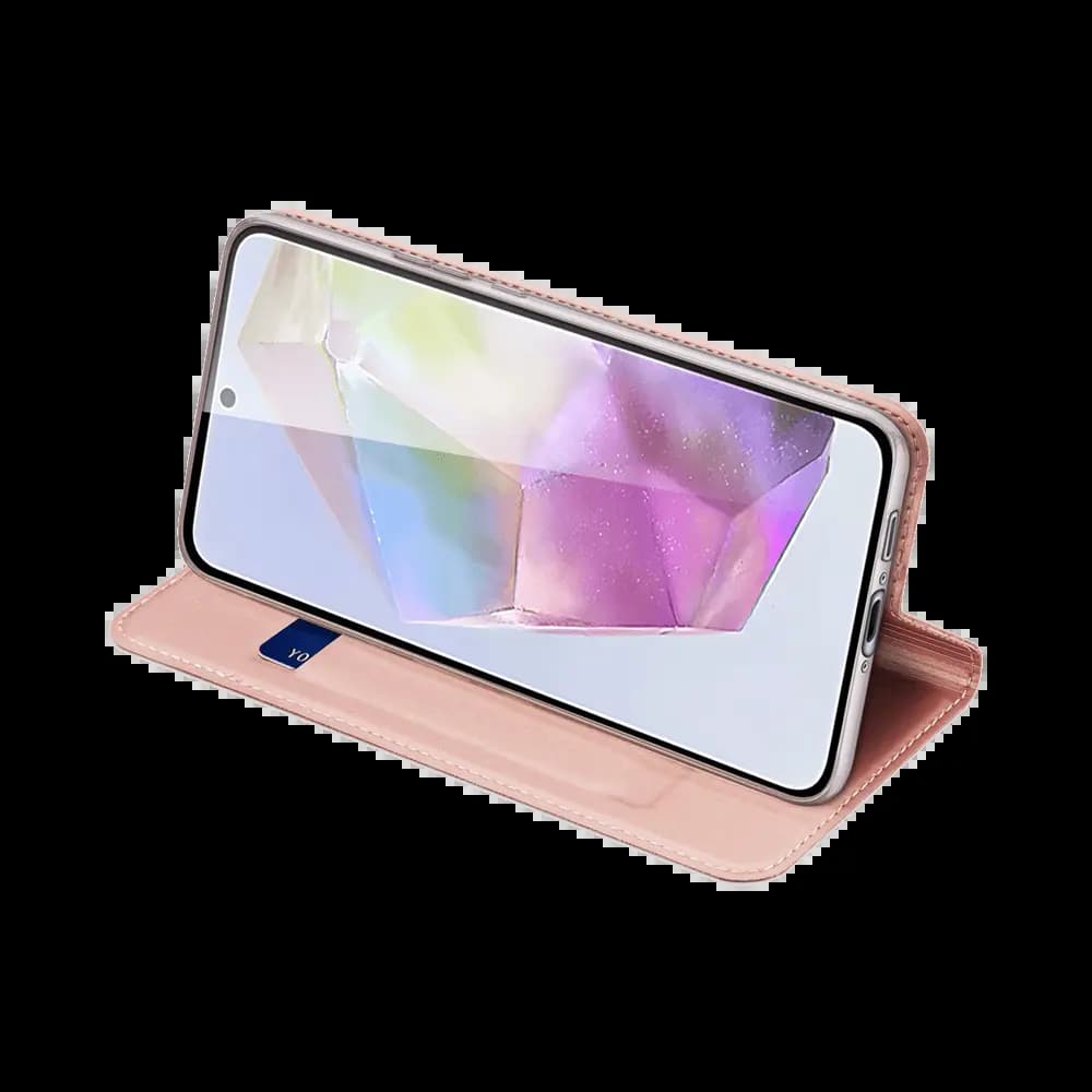 Housse folio pour Samsung Galaxy A36 5G / Galaxy A56 5G – Dux Ducis Skin Pro Rose