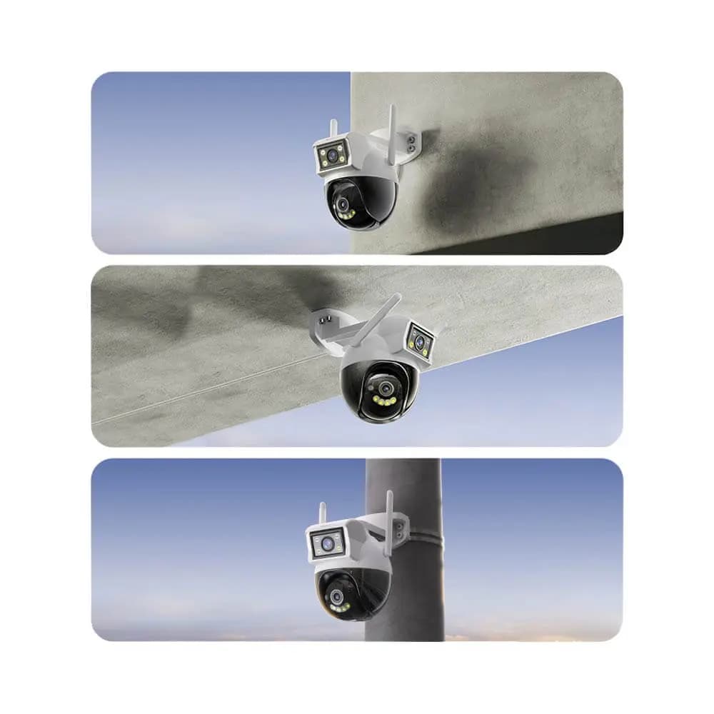 Caméra de Surveillance Yesido Dual Camera 2x 2MP Blanc