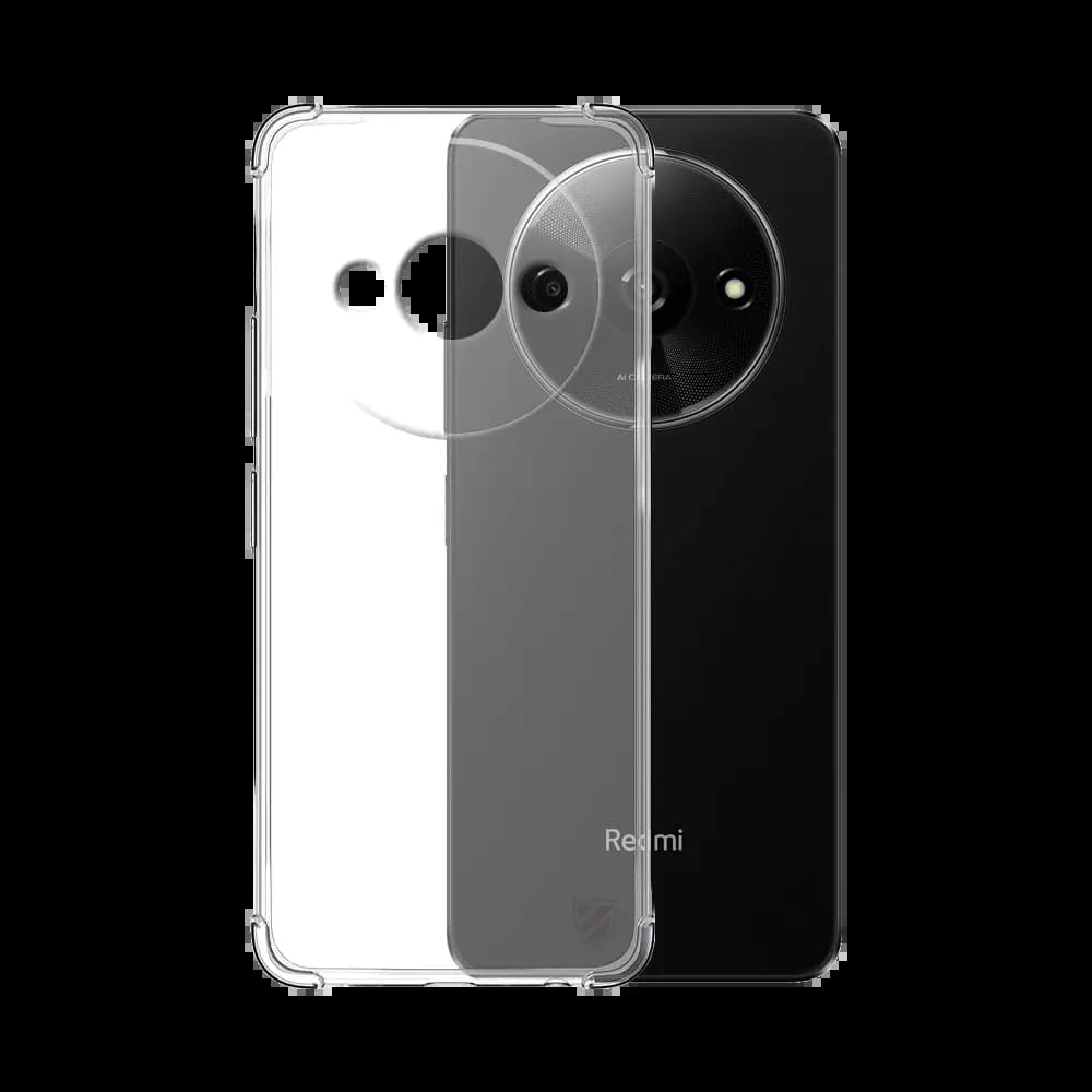 Coque Silicone Renforcée PROTECT pour Xiaomi Redmi A3 Transparent