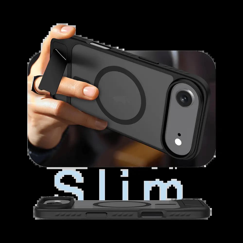 Coque de Protection MagSafe avec Support PROTECT pour Apple iPhone Air Noir